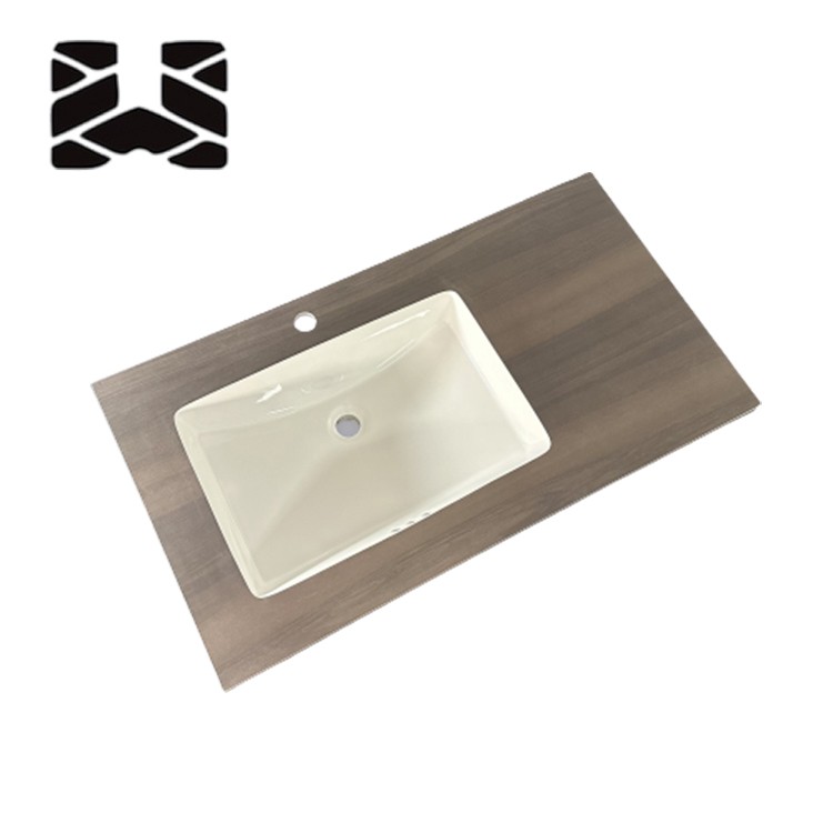 Enkelt vask Badeværelse Skifer bordplader